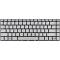 Tastatura Laptop, HP, 14-BW, iluminata, argintie, layout US