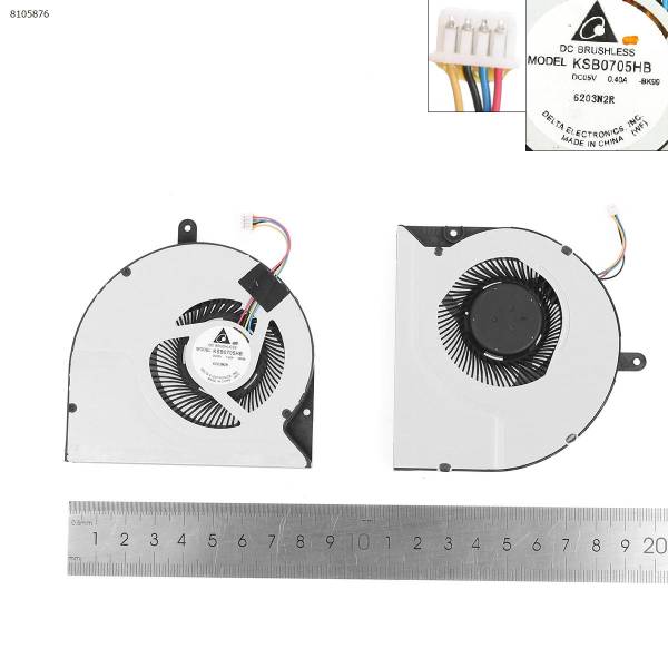 Cooler Laptop, Asus, N56V, N56VB, N56VJ, N56VM, N56VV, N56VZ, N56V8, 13GN9J10T010-1, 13GN9J10T020-1, KSB0705HB-BK35, KSB0705HB-BK99, 5V, 0.40A