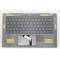 Carcasa superioara cu tastatura palmrest Laptop, Acer, Aspire Swift 5 SF514-55TA, 6B.A6SN8.001, HQ20720976007, HQ31302475000, NC2101111F, iluminata, gri, layout US
