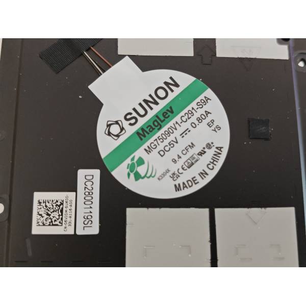 Set coolere Laptop, Dell, Precision 7780, P115F, P115F002, HN24M, 0HN24M, 6VJDM, 06VJDM, MG75090V1-C291-S9A, MG75090V1-C290-S9A, DC2800119SL, DC28000Z2SL, 5V, 0.80A, CPU + GPU