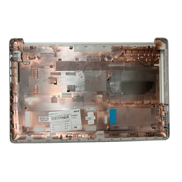Carcasa inferioara bottom case Laptop, HP, 15-DR, 15G-DR, L20391-001, AP29M000E00, cu slot cd-rom, argintie
