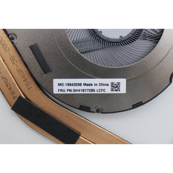Cooler cu radiator Laptop, Lenovo, ThinkPad T14 Gen 3 Type 21CF, 21CG, 5H41B77285, AT2DW009TB0, M-280C-3, UMA, pentru placa video integrata, 5V, 0.38A
