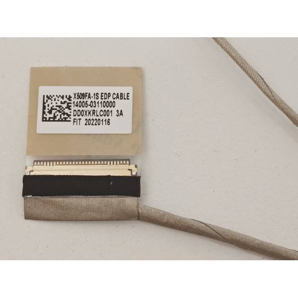 Cablu video LVDS Laptop, Asus, VivoBook 15 S515D, S515DA, S515E, S515EA, S515J, S515JA, S515U, S515UA, 14005-03110000, DD0XKRLC001, HQ21310586000, X509FA-1S, 30 pini