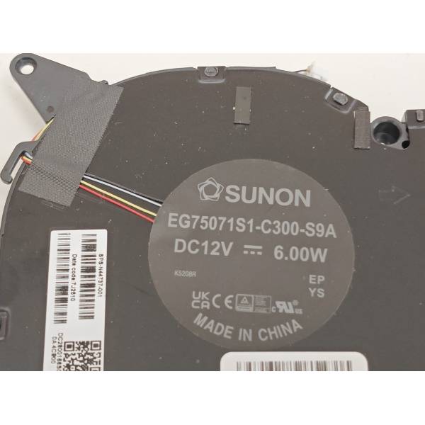 Set coolere Laptop Gaming, HP, Omen 16-U, N44737-001, EG75071S1-C300-S9A, EG75071S1-C310-S9A, DC2800166S0, 12V, 6.00W, CPU si GPU