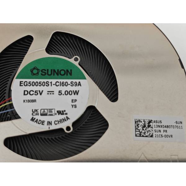 Cooler Laptop, Asus, ExpertBook B7 Flip B7402F, B7402FBA, B7402FEA, B7402FVA, 13NX0480T07011, 13NX04V0AM0101, 13NX0480AM0101, EG50050S1-CI60-S9A, 5V, 1A, 5.00W