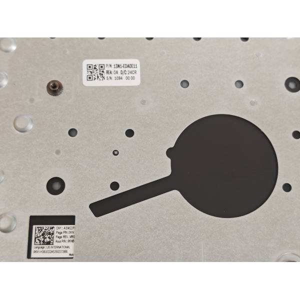 Carcasa superioara cu tastatura palmrest compatibila Laptop, Asus, VivoBook 15 D1502I, D1502IA, D1502Y, D1502YA, D1502Q, D1502QA, 90NB0X22-R32UI0, 13N1-H7A0E01, 13NB10T2P05015-3, 13N1-EDA0E11, iluminata, argintie, layout US