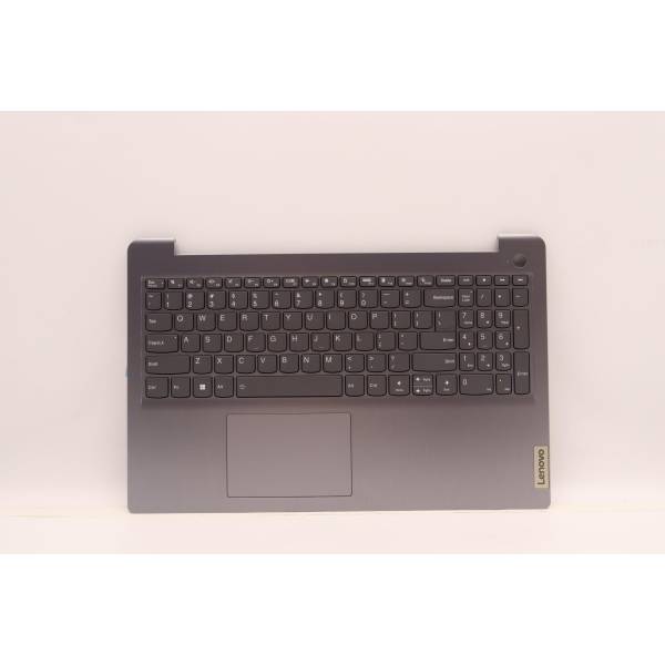 Carcasa superioara cu tastatura palmrest Laptop, Lenovo, IdeaPad 3 15IAU7 Type 82RK, 82T7, 5CB1H77948, AP2JD000300, EC2JD000210, AM2JD000310, JS578, iluminata, Artic Grey, layout US