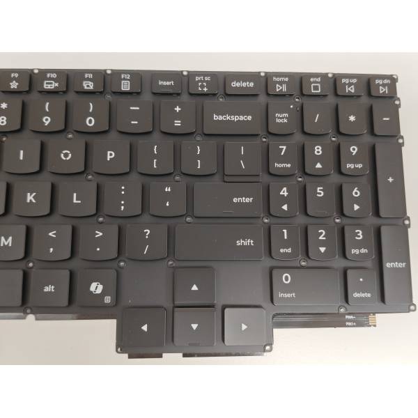 Tastatura Laptop, Lenovo, Legion 5 15AKP10 Type 83F1, iluminata, conector 4 pini, neagra, layout US