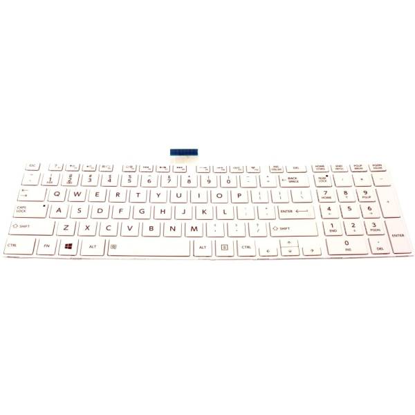 Tastatura Laptop, Toshiba, Satellite M50-A, alba, layout US