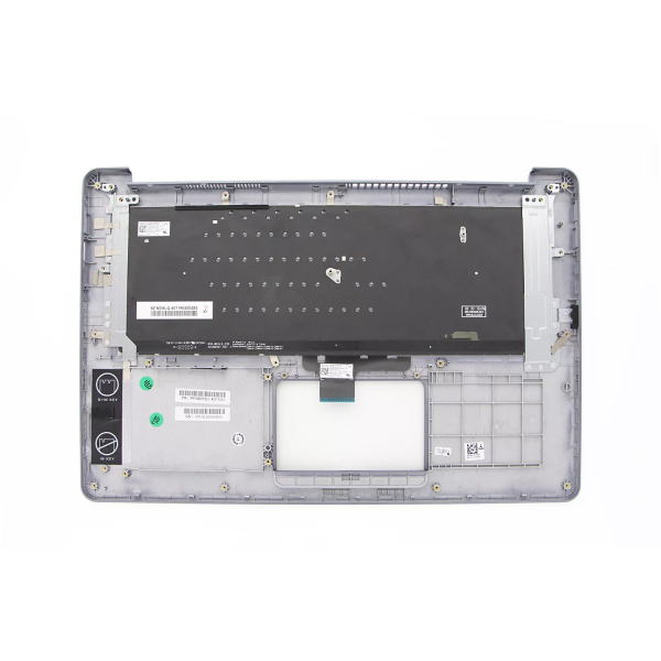Carcasa superioara cu tastatura palmrest Laptop, Asus, VivoBook 15 F510Q, F510QA, F510QR, 90NB0GS5-R30590, 39XKGTCJN80, X510UN-1B, iluminata, gri, layout US