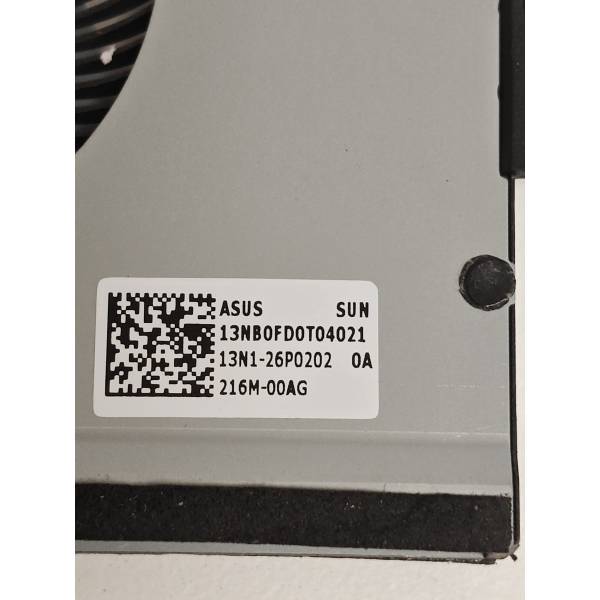 Cooler Laptop, Asus, VivoBook 15 K542U, K542UF, 13NB0FD0T04021, EG50050S1-CB30-S9A, 13N1-26P0202, 5V, 2.25W