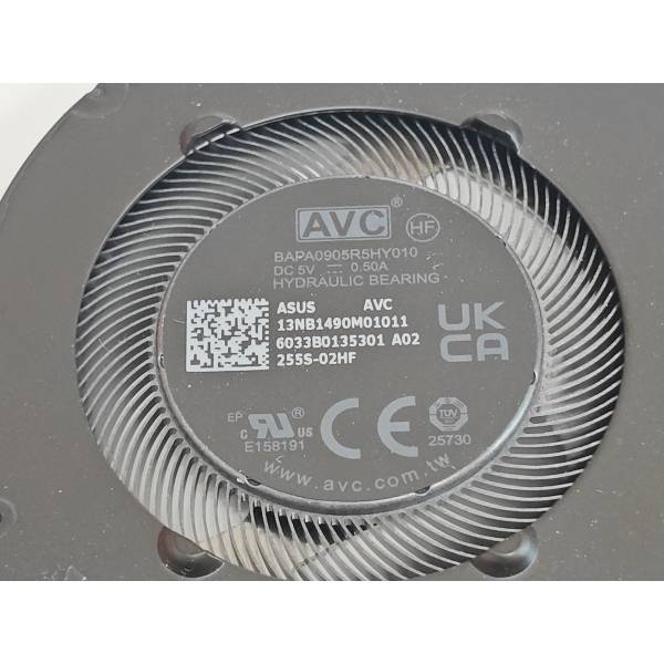 Cooler termic Laptop, Asus, VivoBook S16 M5606K, M5606KA, M5606N, M5606NA, M5606U, M5606UA, M5606W, M5606WA, 13NB1490M01011, BAPA0905R5HY010, 6033B0135301, 5V, 0.5A