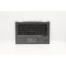 Carcasa superioara cu tastatura palmrest Laptop, Lenovo, ThinkPad X1 Yoga 4th Type 20QF, 20QG, 20SA, 20SB, 5M10V24944, AM1AF000L00, iluminata, Iron Grey, layout UK