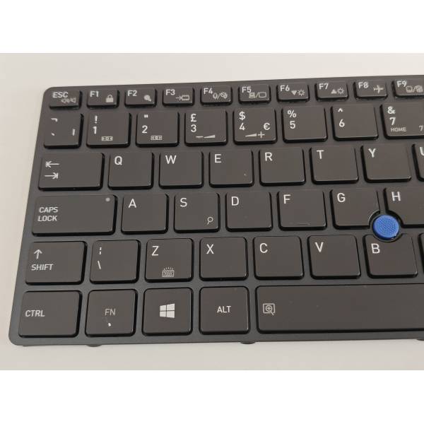 Tastatura Laptop, Toshiba, Tecra X40-D, X40-E, iluminata, neagra, layout UK