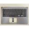 Carcasa superioara cu tastatura palmrest Laptop, Asus, VivoBook 15 K530F, K530FN, 90NB0I94-R32UK0, 13NB0IA4AP0321, FBXKJ006010, X530UA-1D, iluminata, gri, layout US/UK