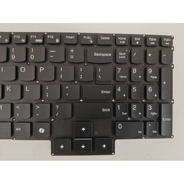 Tastatura Laptop, Lenovo, Legion Slim 5 16ARP9 Type 83EX, iluminata, neagra, layout US