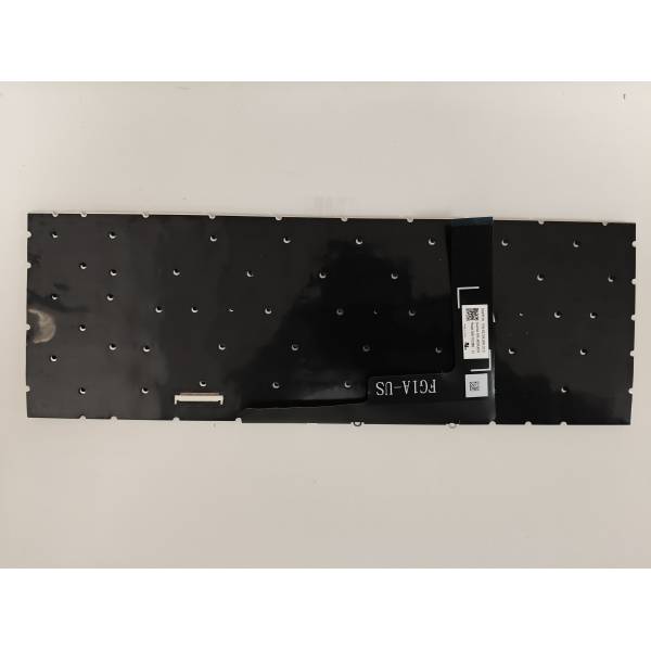 Tastatura Laptop Gaming, MSI, Sealth 16 AI Studio A1VFG, A1VGG, MS-15H4, iluminata, RGB Per Key, 40 pini, neagra, layout US