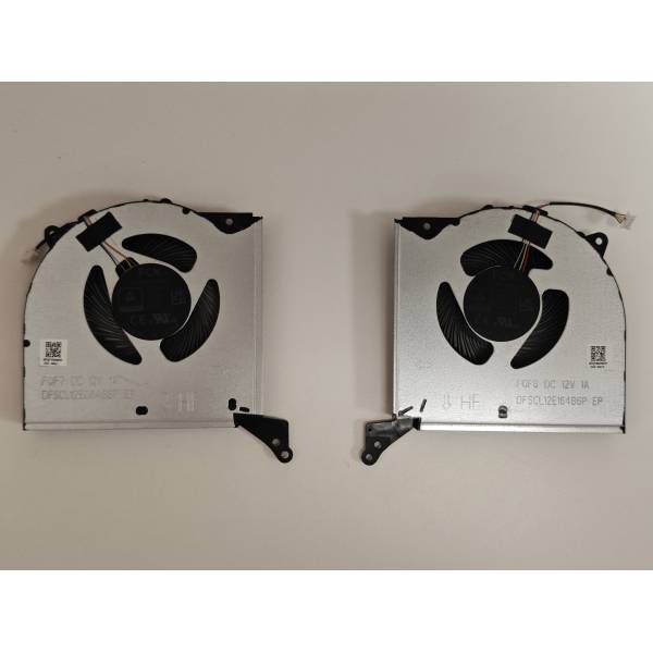 Set coolere Laptop Gaming, Lenovo, Legion Pro 7 16ARX8H Type 82WS, 5H40S20993, 5H40S20994, DFSCL12E06486P-FQF7, 0FQF70000H, DFSCL12E16486P-FQF8, 0FQF80000H, 12V, 1A