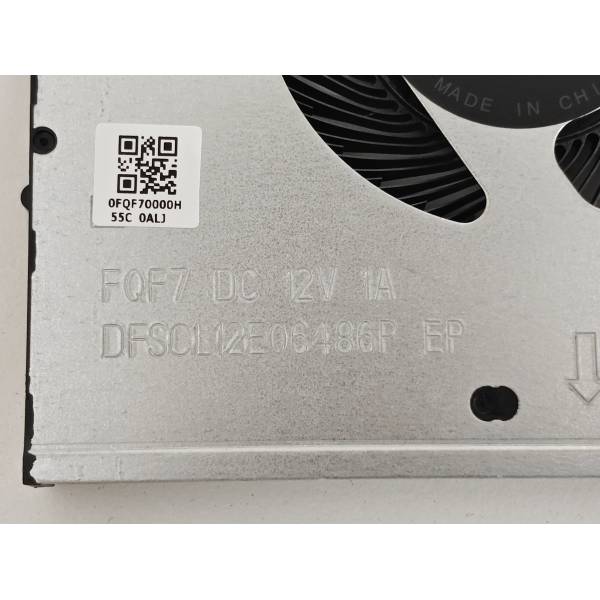 Set coolere Laptop Gaming, Lenovo, Legion Pro 7 16ARX8H Type 82WS, 5H40S20993, 5H40S20994, DFSCL12E06486P-FQF7, 0FQF70000H, DFSCL12E16486P-FQF8, 0FQF80000H, 12V, 1A