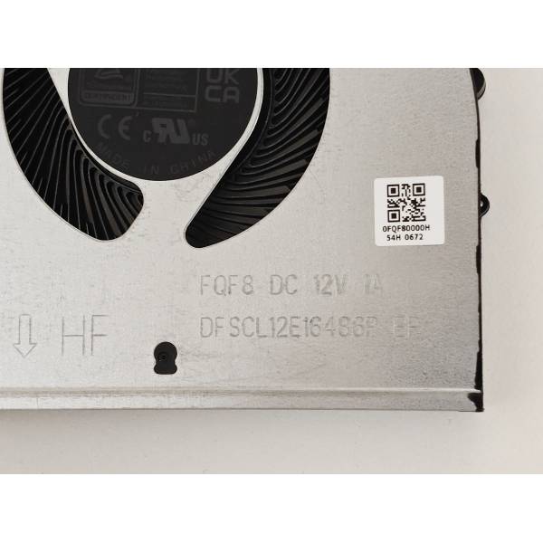 Set coolere Laptop Gaming, Lenovo, Legion Pro 7 16ARX8H Type 82WS, 5H40S20993, 5H40S20994, DFSCL12E06486P-FQF7, 0FQF70000H, DFSCL12E16486P-FQF8, 0FQF80000H, 12V, 1A