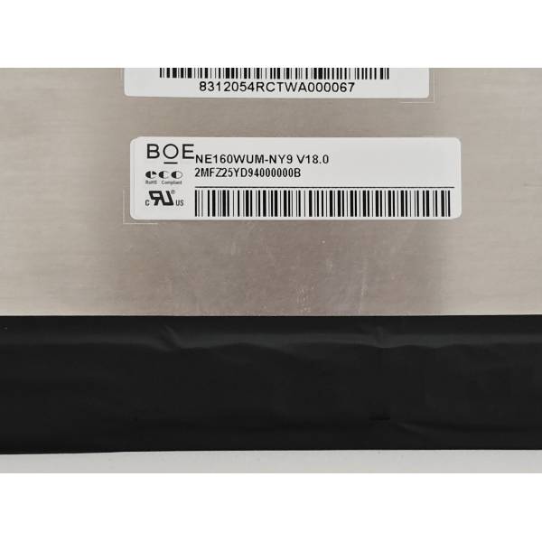 Display Laptop Gaming, Acer, Nitro 16 AN16-61, KL.16005.010, 16 inch, FHD+ 1920x1200, non touch, 165Hz, 40 pini