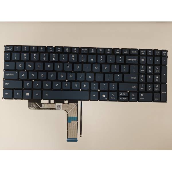 Tastatura Laptop, Lenovo, Yoga Pro 9 16IRP8 Type 83BY, iluminata, albastra, layout US