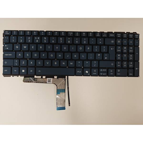 Tastatura Laptop, Lenovo, Yoga Pro 9 16IRP8 Type 83BY, iluminata, albastra, layout UK