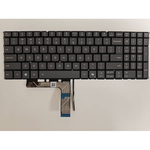 Tastatura Laptop, Lenovo, Yoga Pro 9 16IPH11 Type 83SF, iluminata, gri, layout US