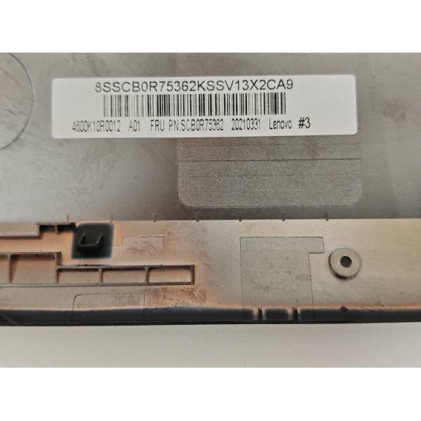 Carcasa inferioara bottom case Laptop, Lenovo, IdeaPad Flex 5-14ITL05 Type 82HS, 82LT, SCB0R75362, 460.0K10R.0001, gri