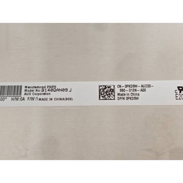 Display Laptop, Dell, 14 Plus DB14250, P197G, P197G001, PKD5W, 0PKD5W, B140QAN09.J, 14 inch, rezolutie QHD+, 2560X1600, IPS, 120Hz, conector ingust 20mm, 40 pini