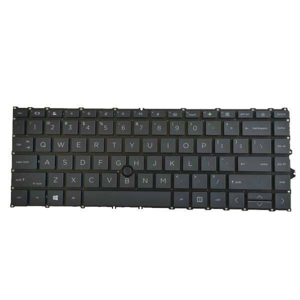 Tastatura Laptop, HP, EliteBook 745 G8, iluminata, cu point sticker, layout US