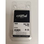 Memorie Ram Laptop, Crucial 16GB, DDR4, 2666Mhz, 1Rx8, 1.2V, CL17, PC4-21300, CB16GS2666.C8FT, Non-ECC, sodimm, 260 pini