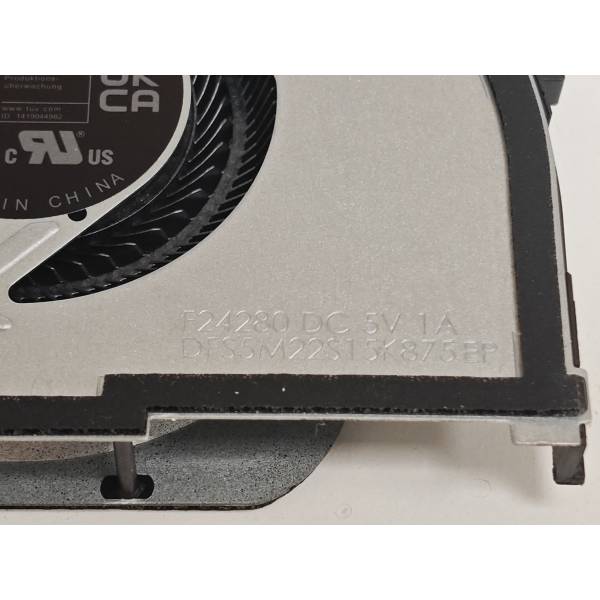 Cooler placa video Laptop Gaming, Asus, TUF A16 FA608F, FA608FM, FA608FP, 13NR0MJ0P02021, DFS5M22S15K875, F24280, 5V, 1A, GPU