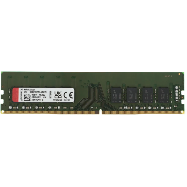 Memorie PC Desktop Kingston ValueRAM, 32GB, DDR4, 1Rx16, 3200Mhz, CL22, 1.2V, KVR32N22D8/32, PC4-25600, DIMM, Non-ECC, 288Pin