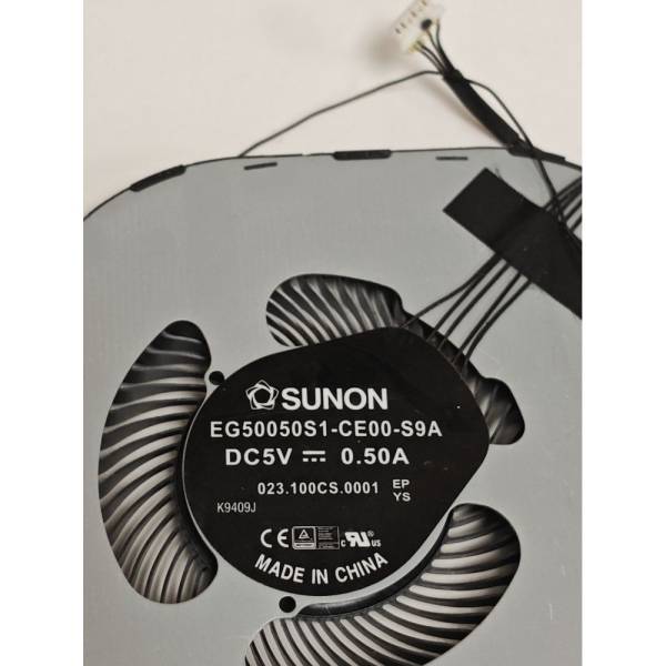 Cooler procesor Laptop, Lenovo, ThinkPad P1 Gen 2 Type 20QT 2QU, 02XR043, 02XR044, EG50050S1-CE00-S9A, 023.100CS.0001, 5V, 0.50A, CPU