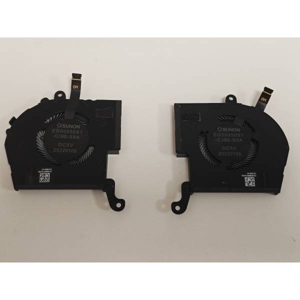 Set coolere Laptop, Dell, Alienware X14 R2, P162G, P162G001, 0005GP, 0N2MWW, EG50050S1-CJ90-S9A, DC28000YBS0, EG50050S1-CI90-S9A, DC28000YAS0, ND75C85-21F01, DC28000YBD0, ND75C86-21F02, DC28000YAD0, 5V, 0.45A, 2.25W