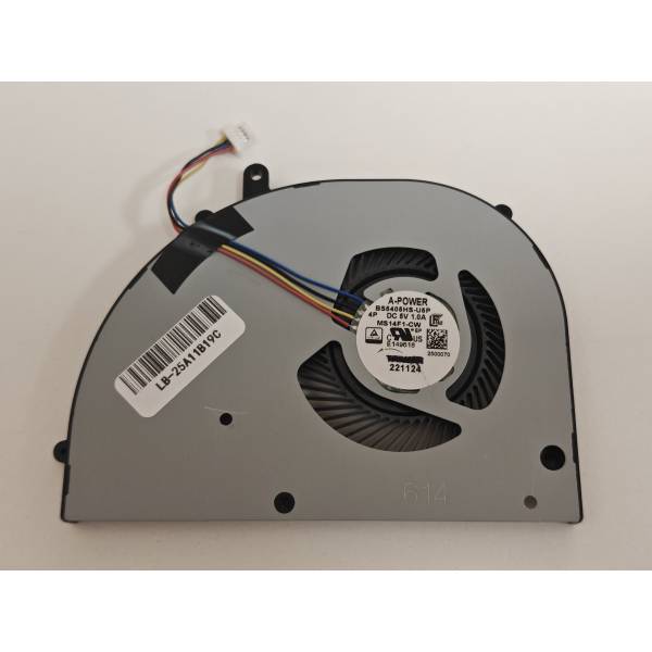 Cooler procesor Laptop, MSI, Summit E14 Flip Evo A12MT, A13MT, MS-14F1, BS5405HS-U5P, MS14F1-CW, 2500070, 5V, 1A
