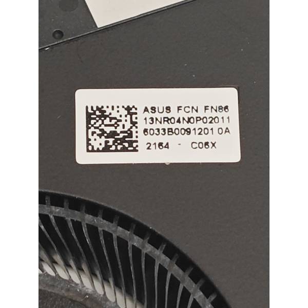 Cooler procesor Laptop Gaming, Asus, ROG Zephyrus G15 GA551Q, GA551QS, 13NR04N0P02011, DFSCK22D05883J-FN86, 6033B0091201, 12V, 1A, CPU