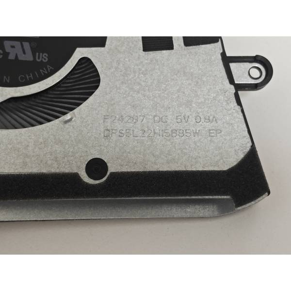 Cooler procesor Laptop Gaming, Asus, V16 V3607VH, V3607VM, V3607VP, 13NB16K0P01011, 13N1-KYP0211, DFS5L22H15B85, F24287, CPU