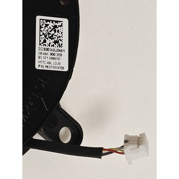 Cooler placa video Laptop, Lenovo, ThinkBook 16 G7+ ASP Type 21Q5, 5F10S14199, 5F10S14200, BN7508S5H-008P, DC28001A9U0HAY1, 5V, 0.6A, CPU