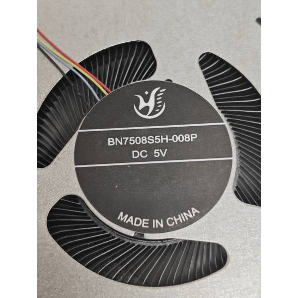 Cooler placa video Laptop, Lenovo, ThinkBook 16 G7+ ASP Type 21Q5, 5F10S14199, 5F10S14200, BN7508S5H-008P, DC28001A9U0HAY1, 5V, 0.6A, CPU