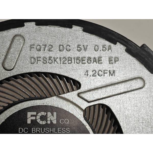 Cooler Laptop 2-in-1, Dell, Latitude 3340, P168G, P168G001, PKD9P, 0PKD9P, DFS5K12B15E6AE-FQ72, 023.100TY.0001, NB700805HHT4B01F52, 023.100TY.0011, 5V, 0.5A