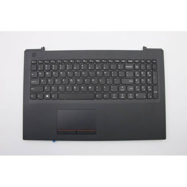 Carcasa superioara cu tastatura palmrest Laptop, Lenovo, IdeaPad V110-15ISK Type 80TL, 5CB0L78358, 460.08B03.0008, neagra, layout US