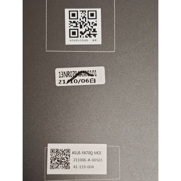 Capac Display Laptop Gaming, Asus, TUF A17 FX706I, FX706IC, FX706II, FX706IU, 90NR0794-R7A010, 13NR0794AM0101, 47NJFLCJN00, gri inchis