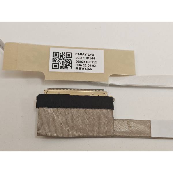 Cablu video LVDS Laptop Gaming, Acer, Aspire 7 A715-76, A715-76G, 50.QGCN7.007, DD0ZYXLC100, DD0ZYXLC112, CABAY ZYX LCD FHD144, 144Hz, 40 pini