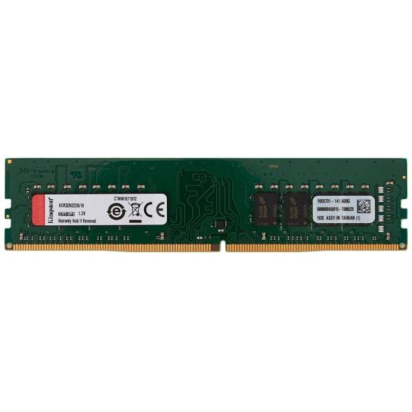 Memorie ram PC Desktop, Kingston, 16GB, DDR4, 3200Mhz, CL22, KVR32N22D8/16, PC4-25600, 1.20V