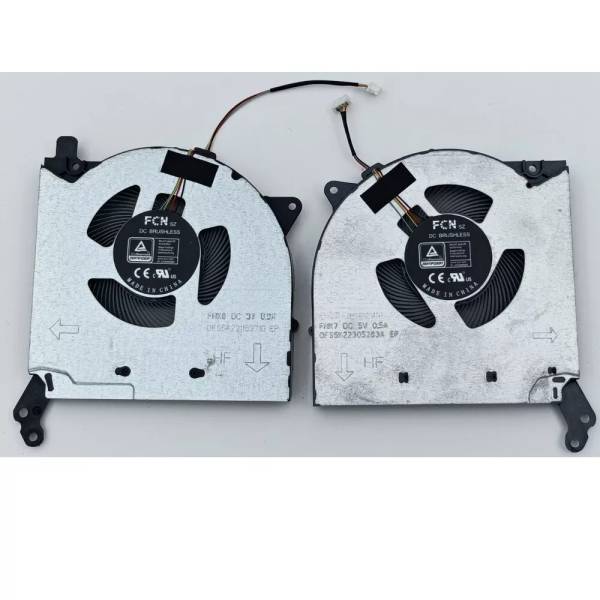 Set coolere Laptop, Lenovo, Legion 5-17ACH6 Type 82K0, 5H40S20353, 5H40S20354, DFS5K22305283A, FNK7, DFS5K22115371G, FNK8, 5V, 0.5A