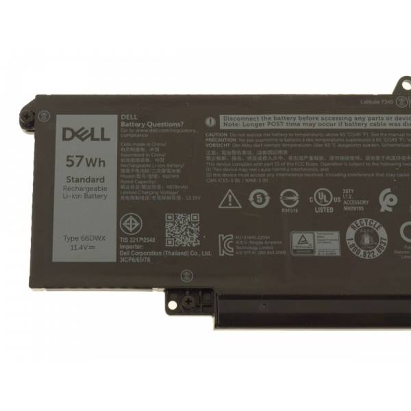 Baterie Laptop, Dell, Latitude 7650, P126F, P126F002, 66DWX, 11.4V, 4878mAh, 57Wh