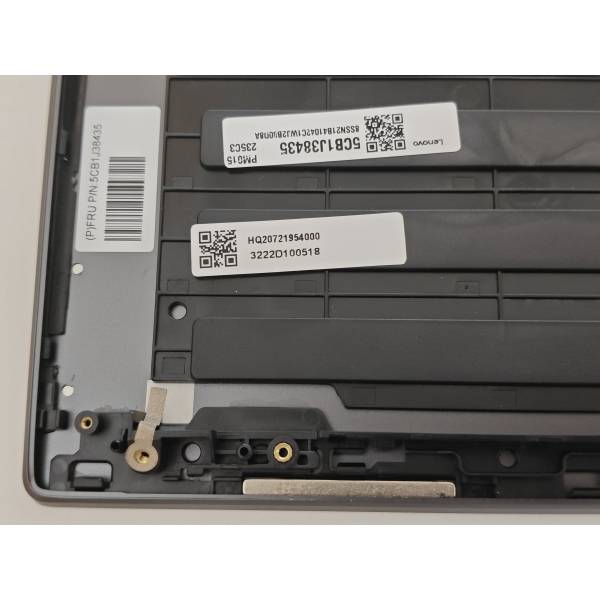 Carcasa superioara cu tastatura palmrest Laptop, Yoga Slim 7 Pro 16ARH7 Type 82UW, 5CB1J38435, HQ20721954000, HQ21840168000, NB6188, iluminata, gri inchis, layout US