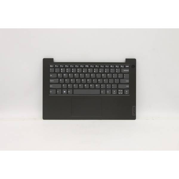 Carcasa superioara cu tastatura palmrest Laptop, Lenovo, V14 G2 IJL Type 82QX, 5CB1B96412, AP2ER000400, EC21R000400, ET21M000300, Iron Grey, layout US